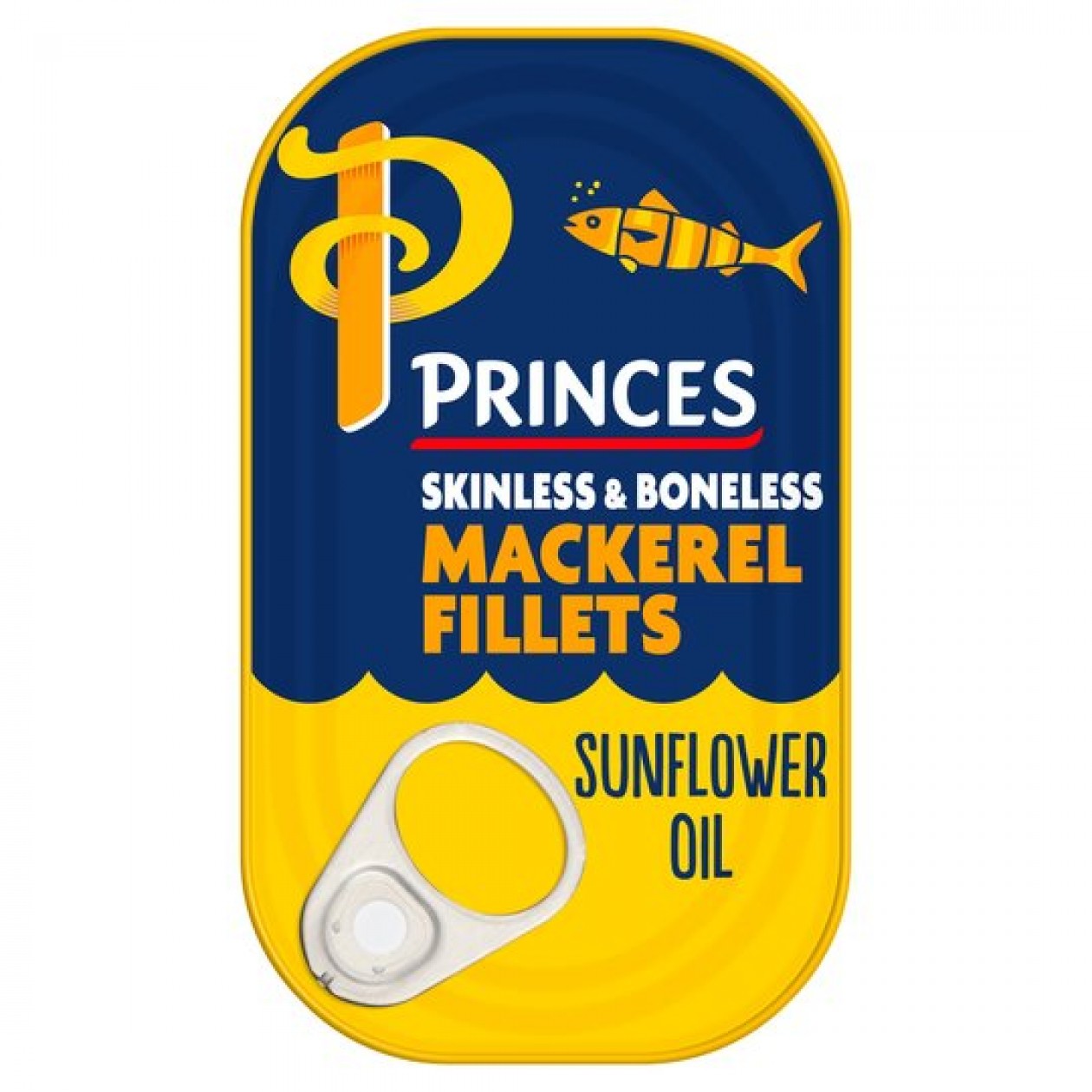 Princes Mackerel Fillets In Sunflower Oil 10 x 125g