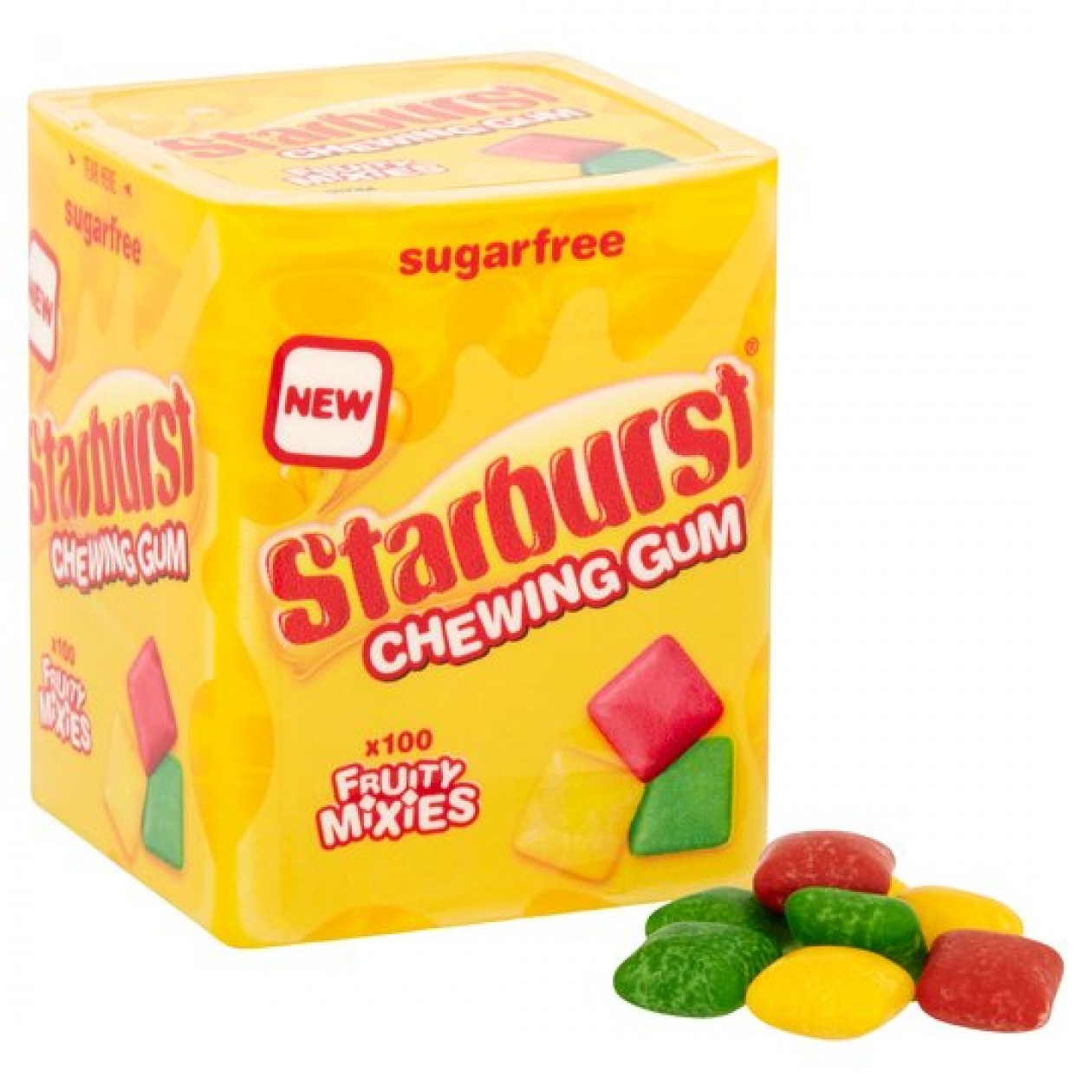 Starburst Gum Fruity Mix Mini Pellets 100 x 6