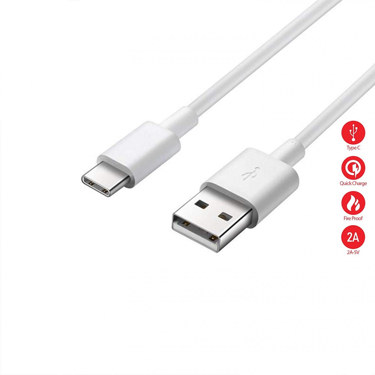 Genuine White Huawei Type C USB Data Cable
