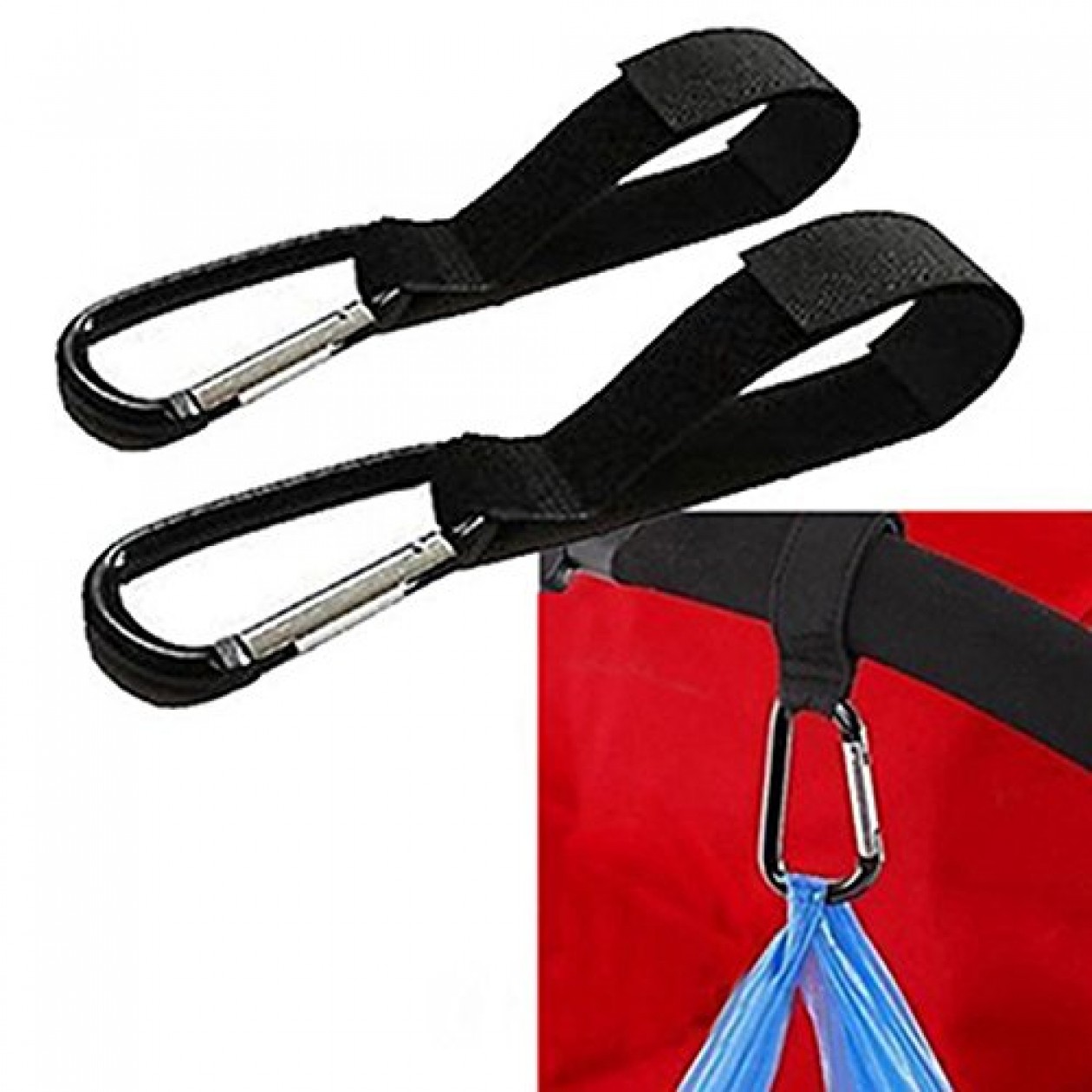 Rheme Buggy Clip Pram Pushchair Stroller Hook Shopping Bag TWIN Clip (2 in a pack)