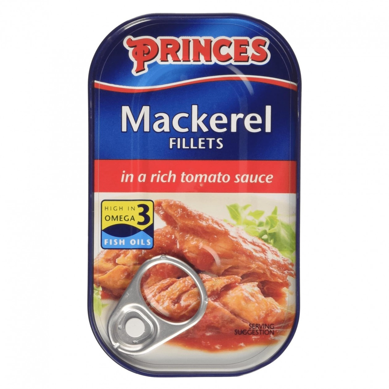 Princes Mackerel Fillets in Rich Tomato Sauce 10 x 125g
