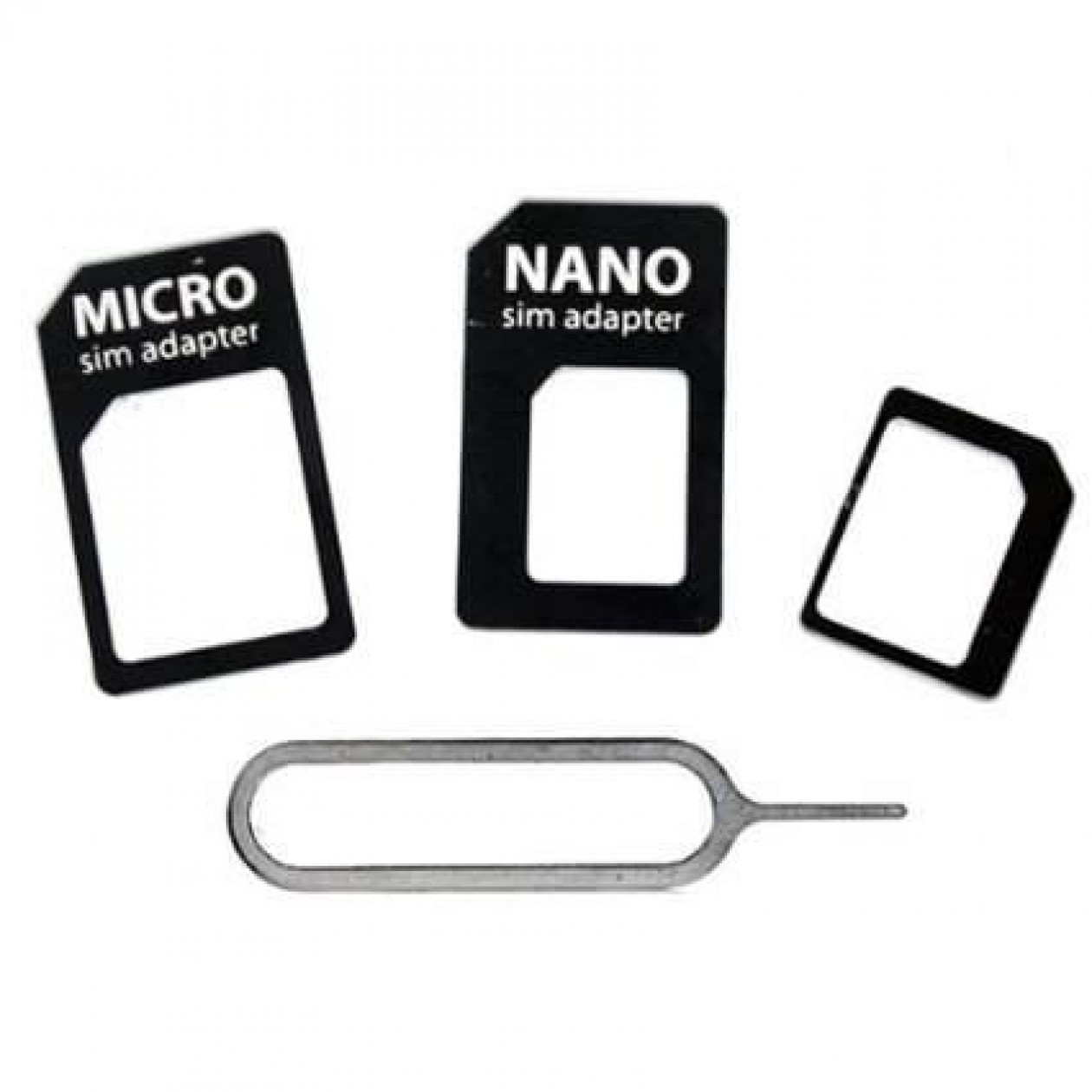 Rheme 4 in 1 Nano SIM Card Adapter Converter to Micro & Standard
