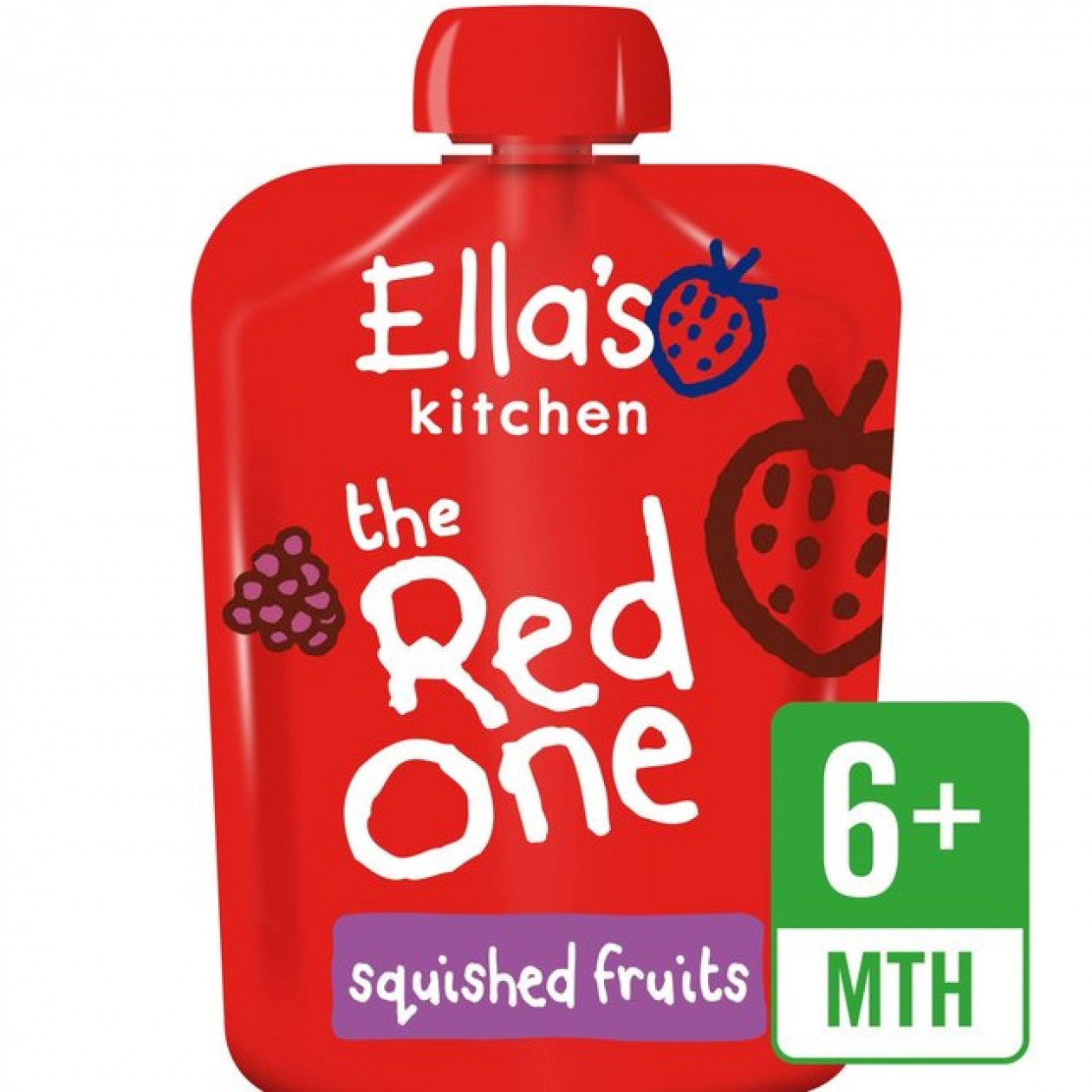 Ella's Kitchen The Red One Smoothie Fruits 12x90 G