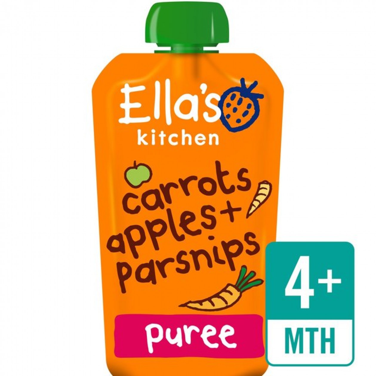 Ella's Kitchen Carrots apples + parsnips 7x 120G
