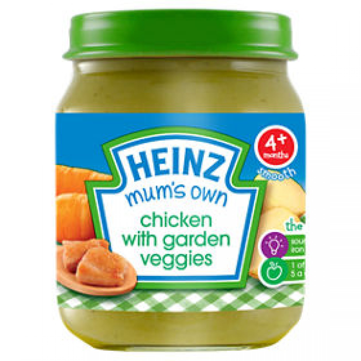 Heinz Chicken With Garden Veggies Jar (4+ Months) 6 x 125g