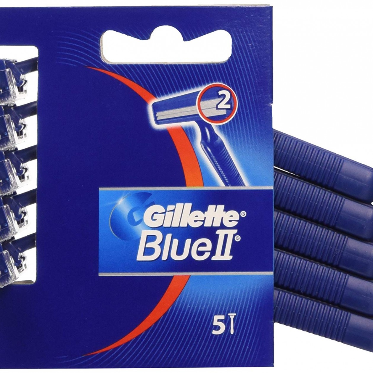 Gillette Blue II Disposable Razor 5X5
