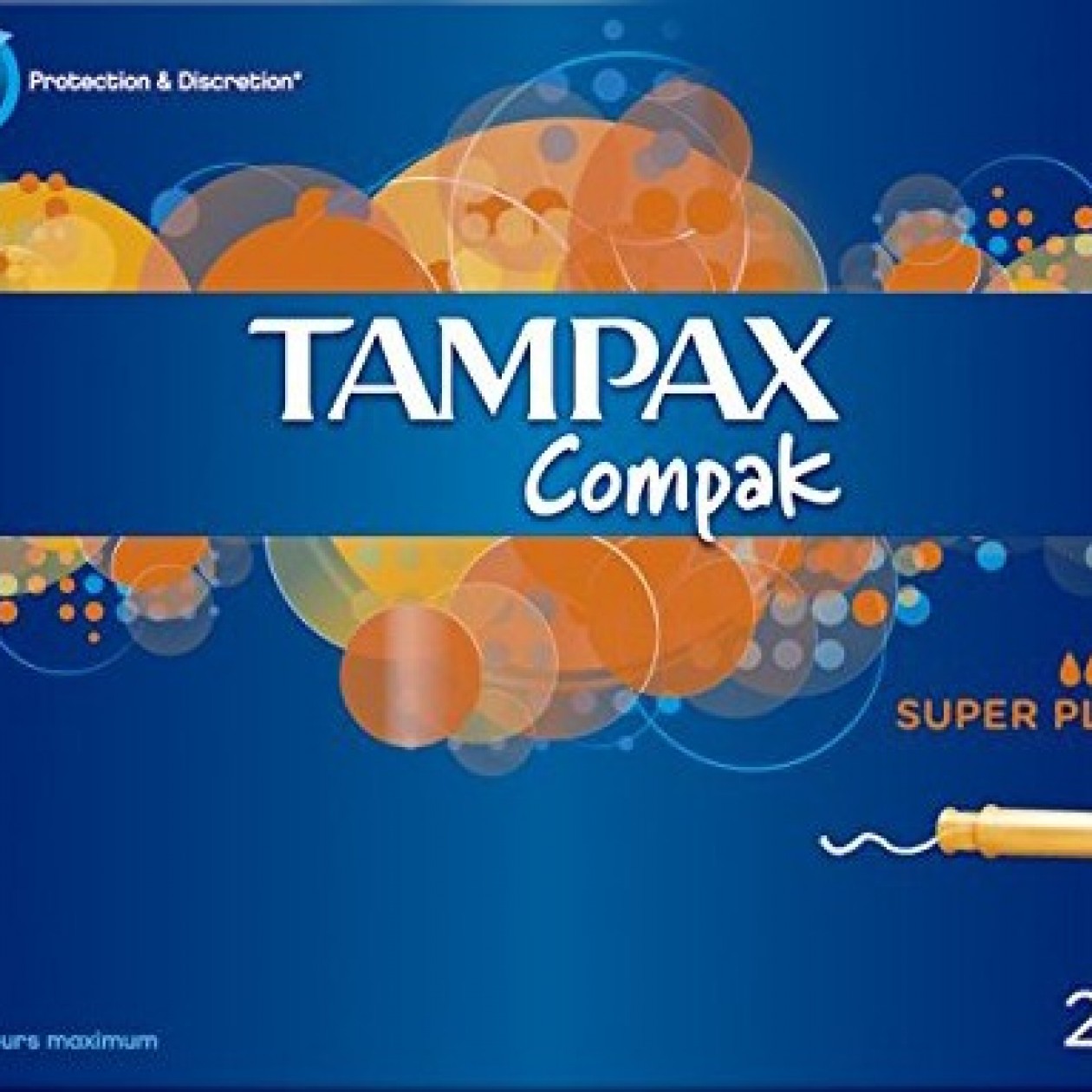 Tampax Compak Super Plus Tampons with Applicator 20