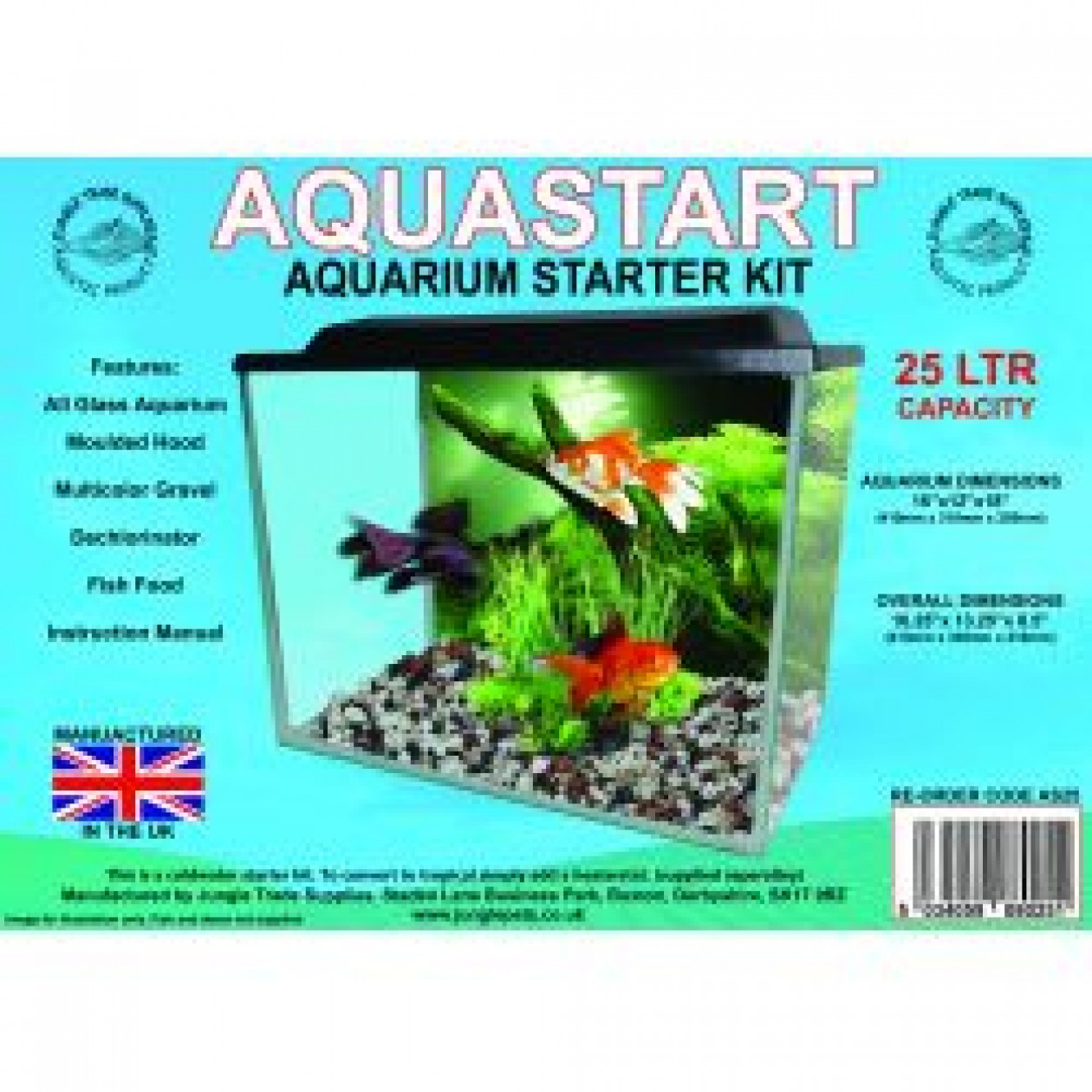 Aquastart Aquarium Starter Kit, 25ltr