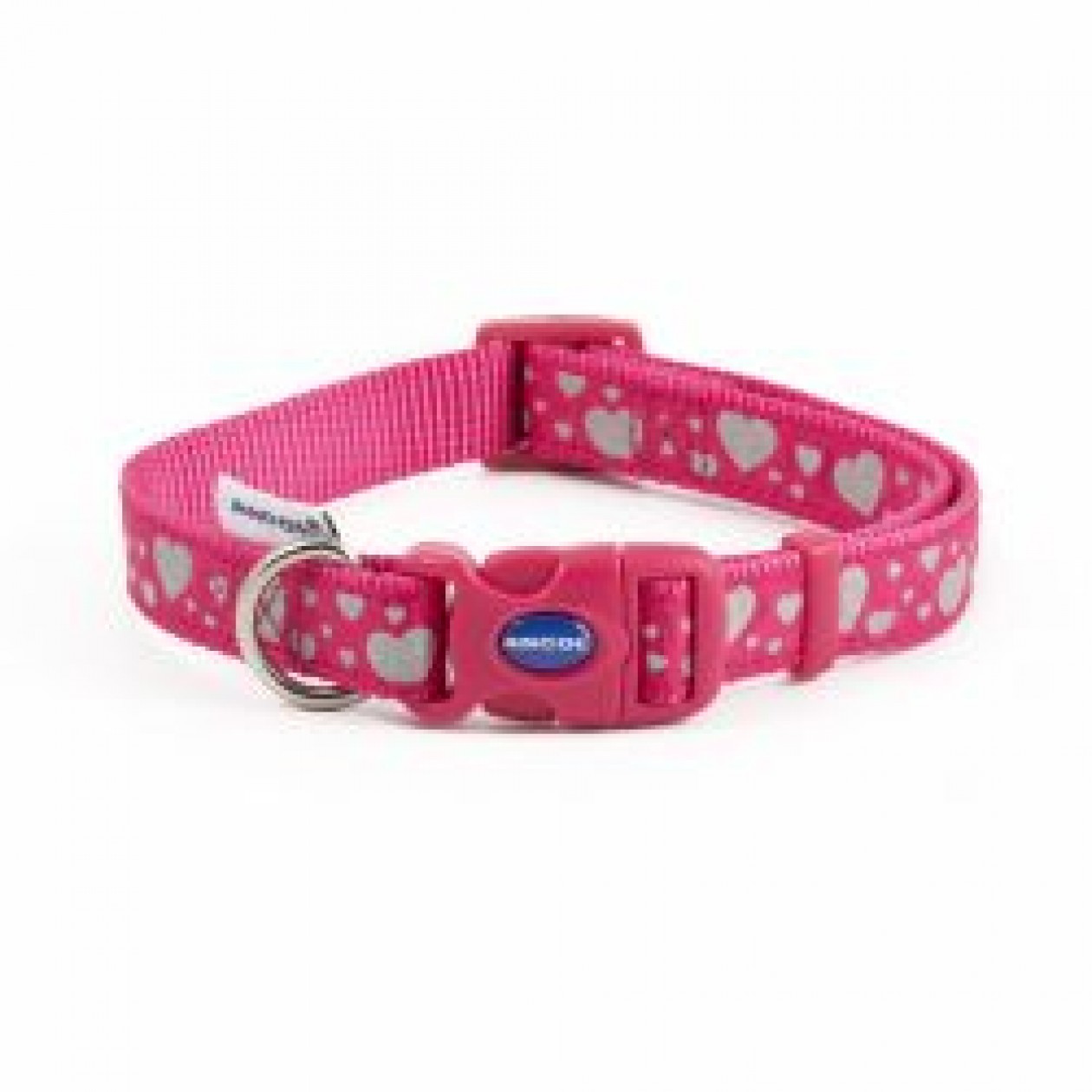 Ancol Fashion Collar Pink Hearts, 30-50cm