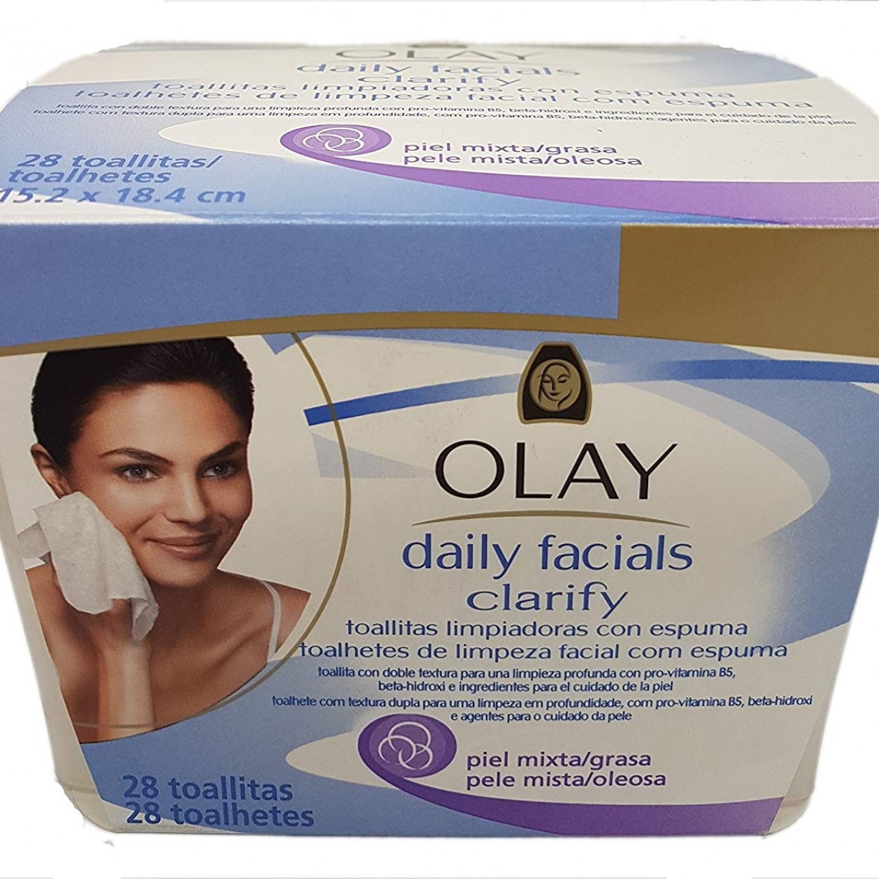 Olay Daily Facial Clarify 28 Wipes