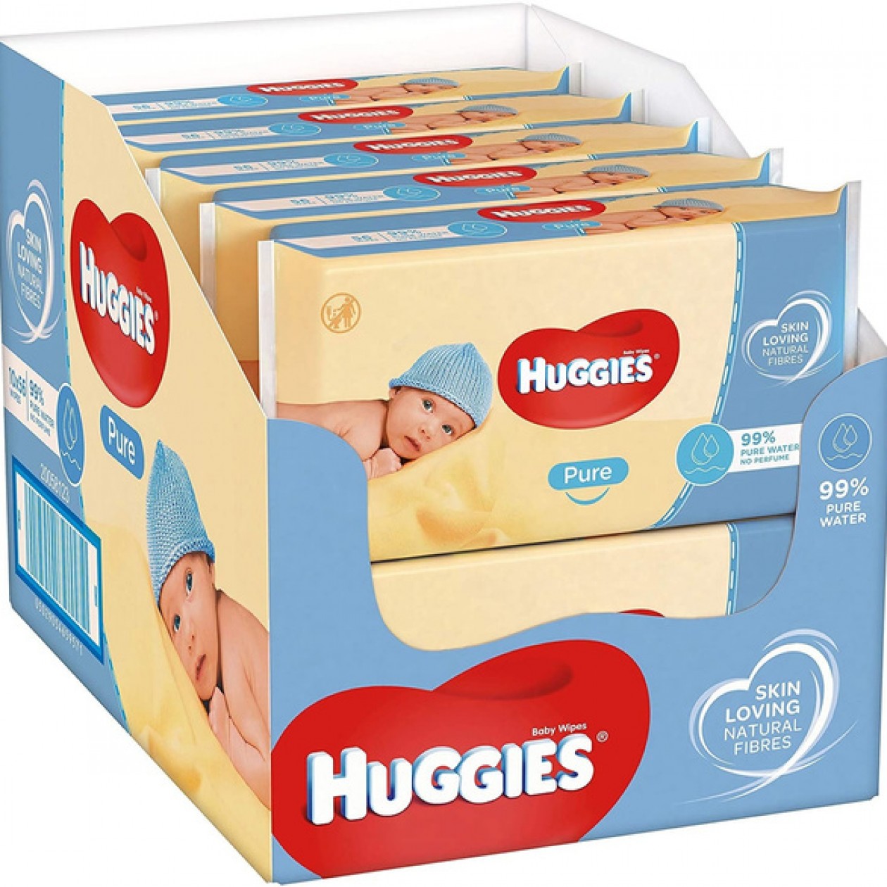 Huggies Baby Wipes New Pure 10 Pack x 56 , Total 560