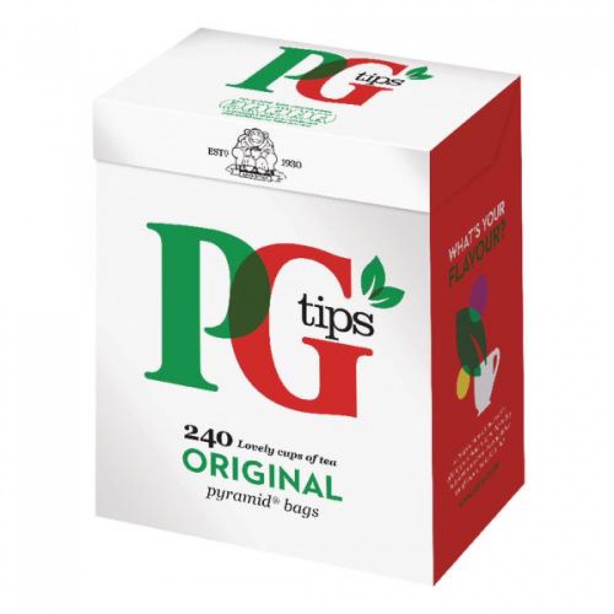 PG Tips Pyramid 240 Tea Bags 696gr