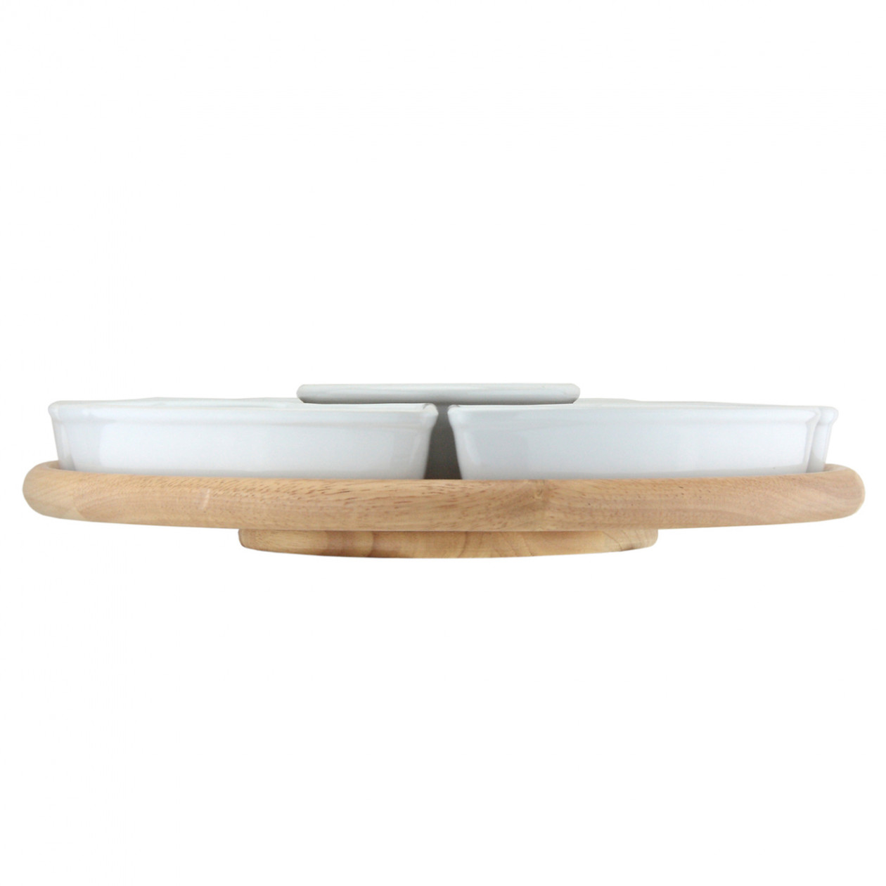 Apollo RB Lazy Susan with CER Dishes, ceramic, Multi-Colour, 35x8.5x35