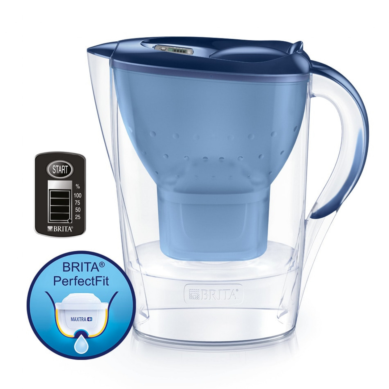 Brita Marella XL Cool Water Filter Jug - Blue