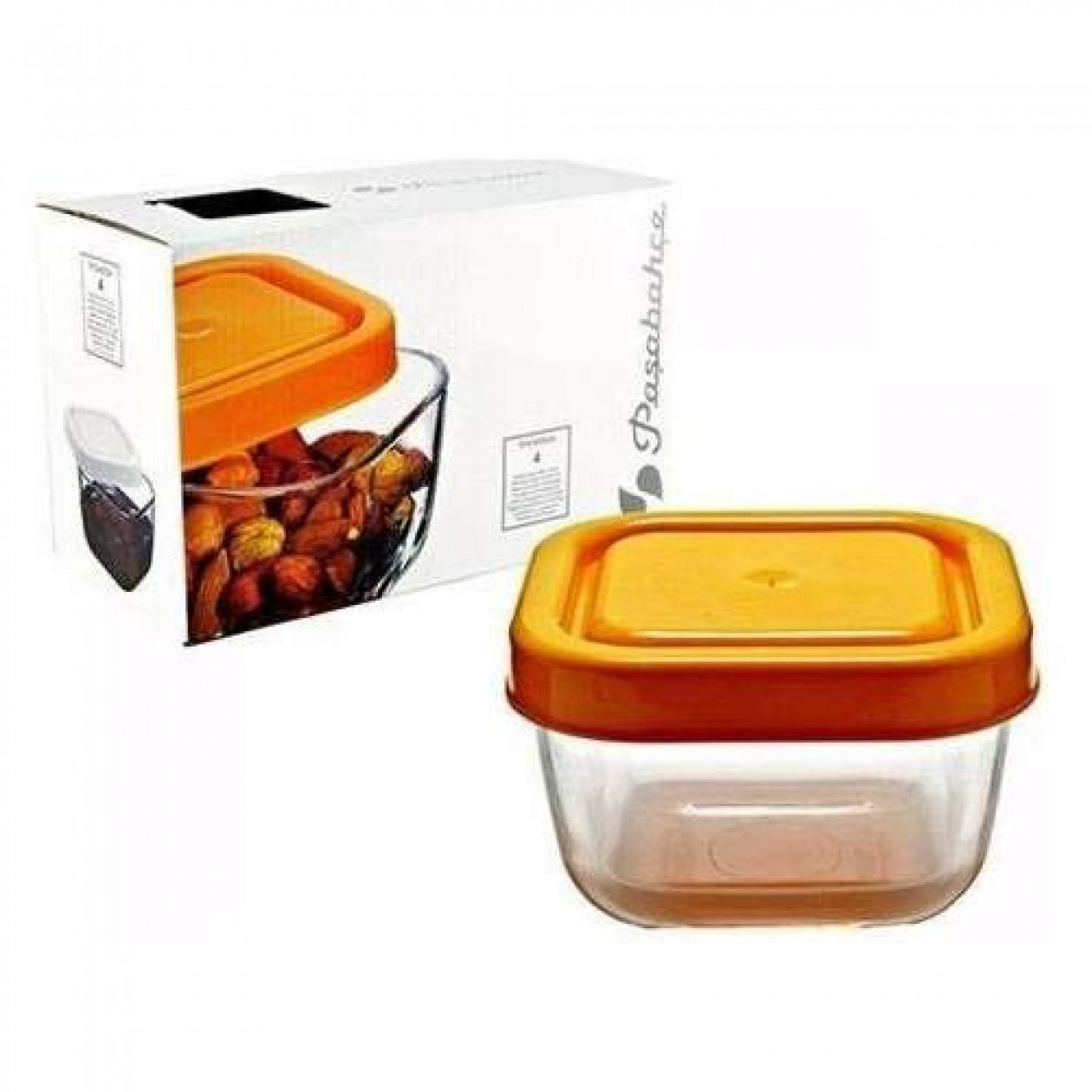Pasabahce Snowbox Glass Food Container - Set of 4